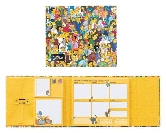 Die Simpsons Wochenplaner mit Haftnotizen 19 x 17 cm Image 1