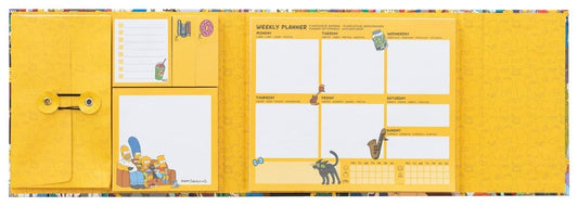 Die Simpsons Wochenplaner mit Haftnotizen 19 x 17 cm Image 2