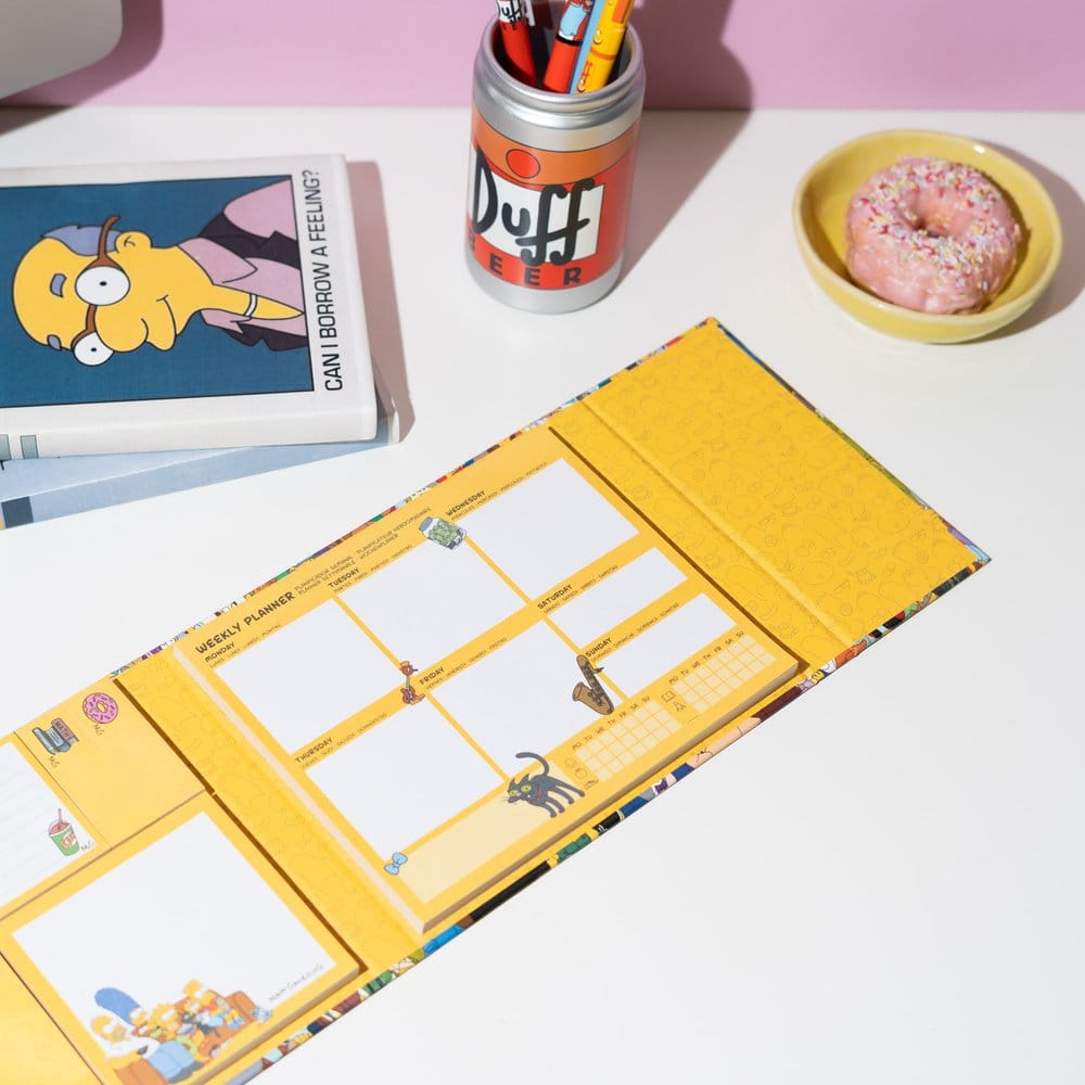 Die Simpsons Wochenplaner mit Haftnotizen 19 x 17 cm Image 4