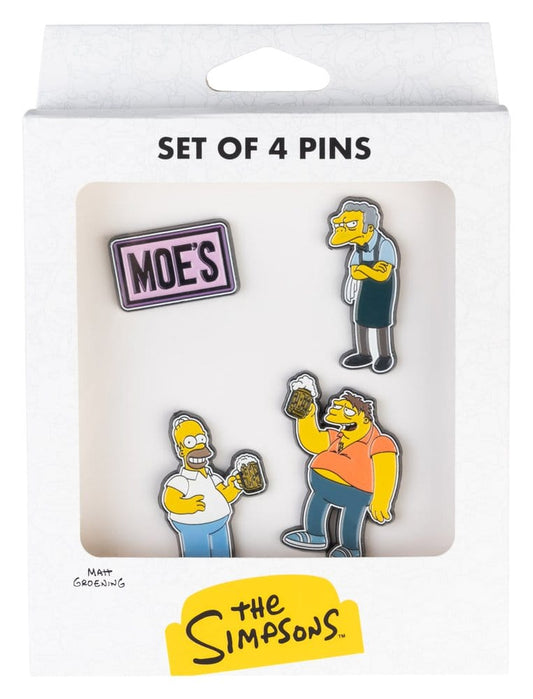 Die Simpsons Ansteck-Pins 4er Set Moe's Tavern Image 1