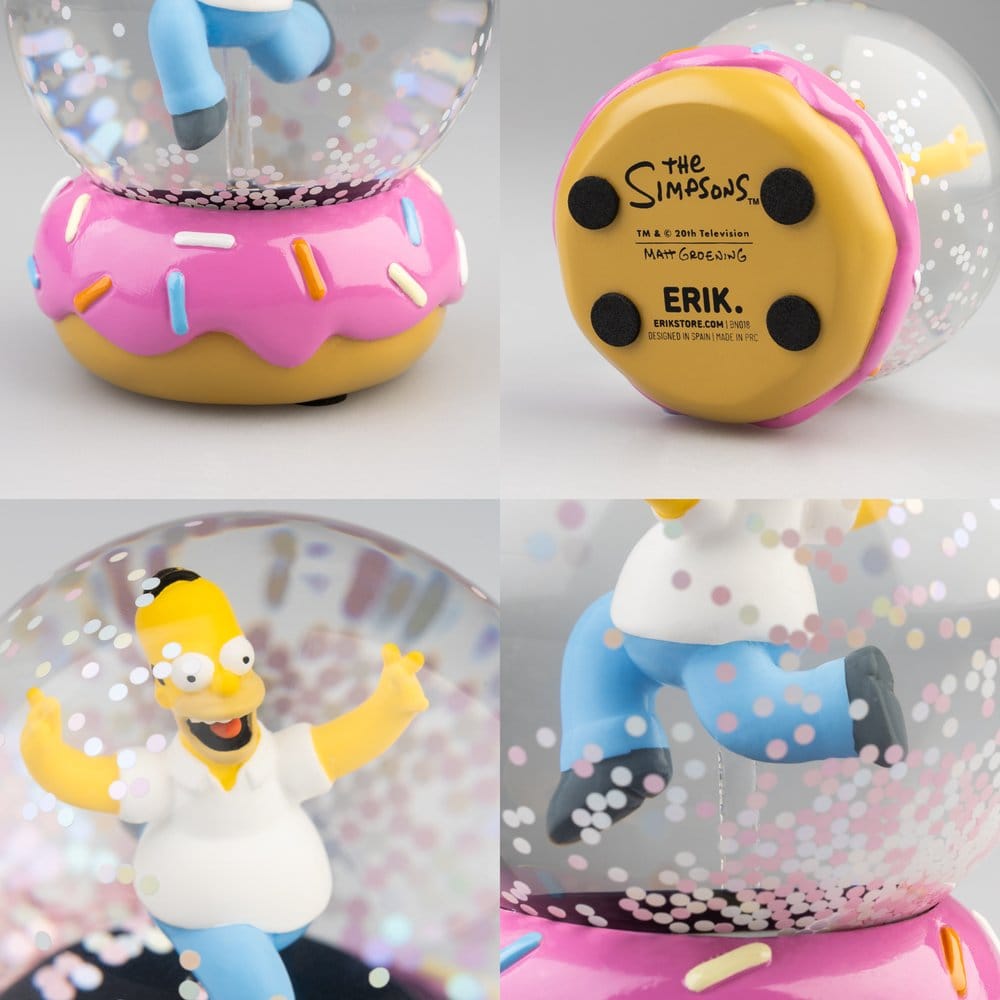 Die Simpsons Schneekugel Homer Simpson Donut 10 cm Image 3