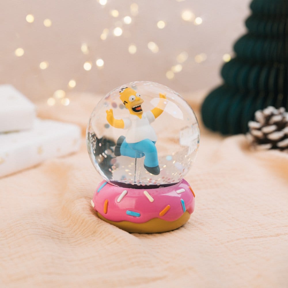 Die Simpsons Schneekugel Homer Simpson Donut 10 cm Image 5