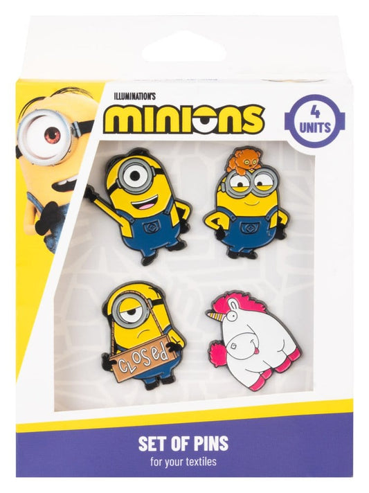 Minions Ansteck-Pins 4er Set Image 2