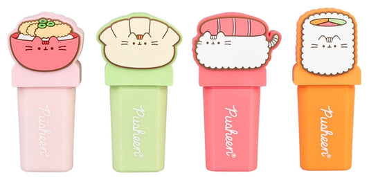Pusheen Textmarker mit Topper Sushi Roll 4er Set Image 1