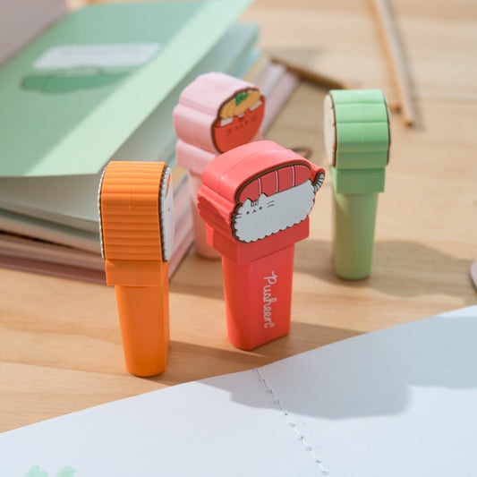 Pusheen Textmarker mit Topper Sushi Roll 4er Set Image 2