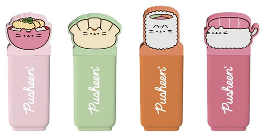 Pusheen Textmarker mit Topper Sushi Roll 4er Set Image