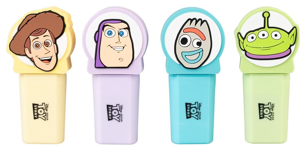 Toy Story Textmarker mit Toppern 4er Set Image 1