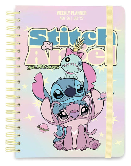 Disney Terminkalender Wochenplaner  2026/2027 Stitch and Angel A5 Image 1