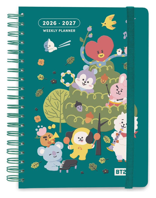 BT21 Terminkalender Wochenplaner 2026/2027 A5 Image 1