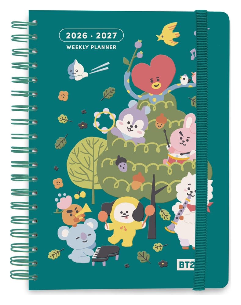 BT21 Terminkalender Wochenplaner 2026/2027 A5 Image 1