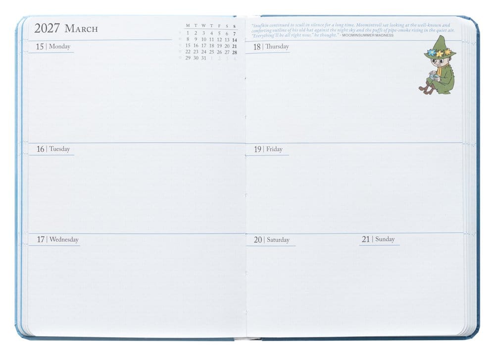 Mumin Akademischer Planer 2026/27 A6 *Englische Version* Image 2