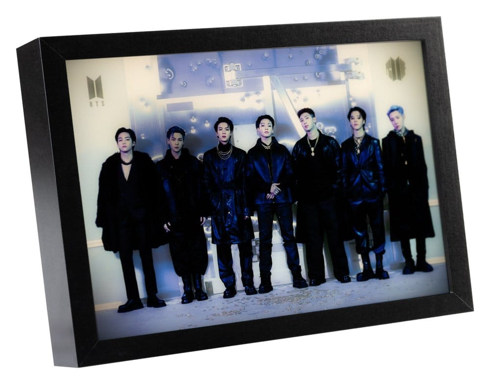 BTS Gerahmter LED Druck Image