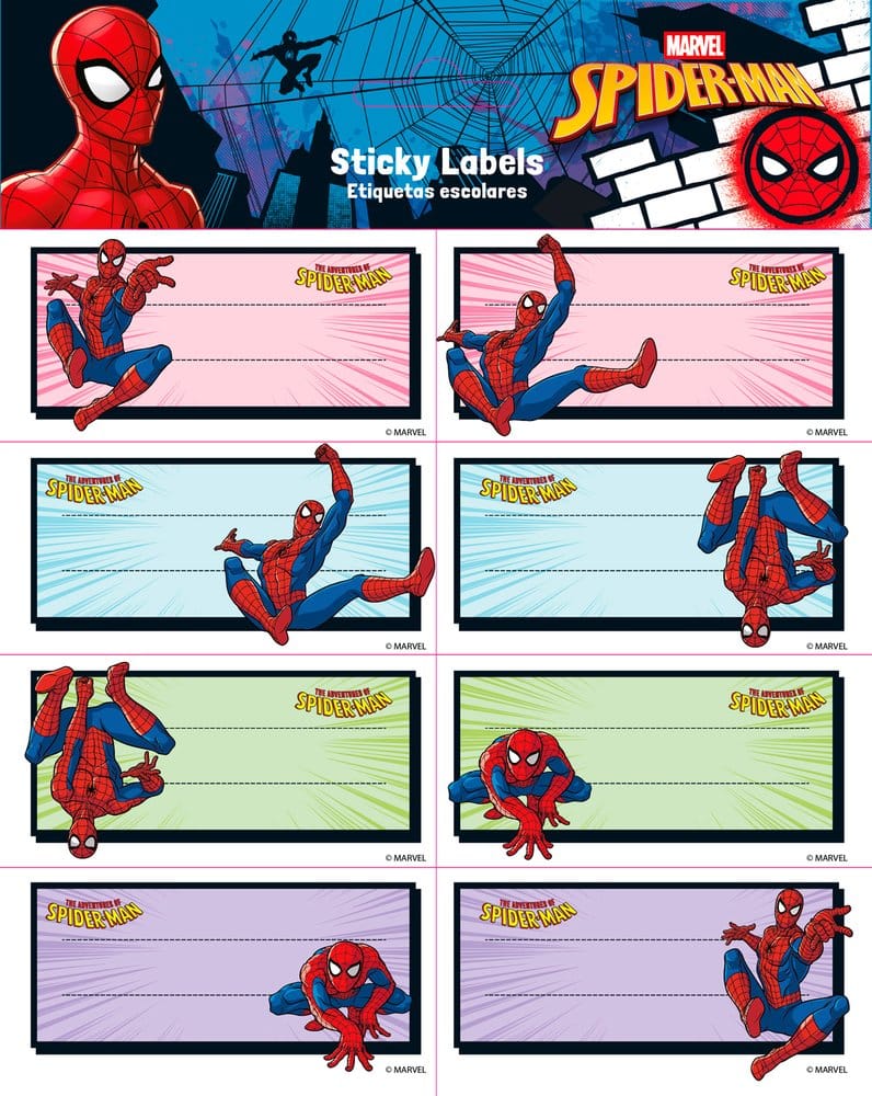 Spider-Man Selbstklebende Etiketten Image