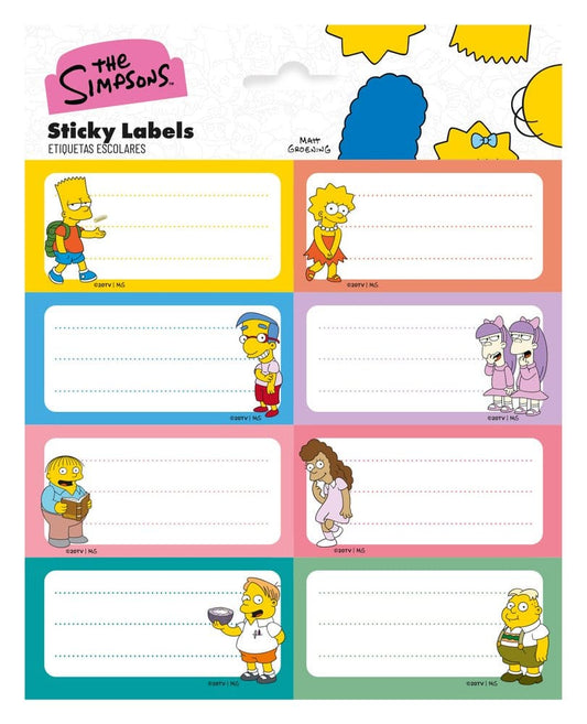 Die Simpsons Selbstklebende Etiketten (10) Image 1