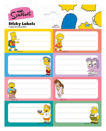 Die Simpsons Selbstklebende Etiketten (10) Image 1