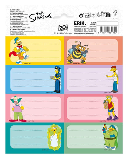 Die Simpsons Selbstklebende Etiketten (10) Image 2