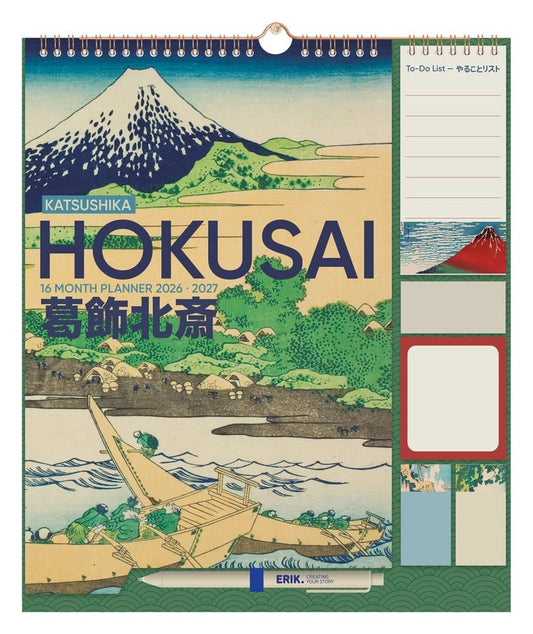 Hokusai Wand-Planer 2026/27 30 x 34 cm Image