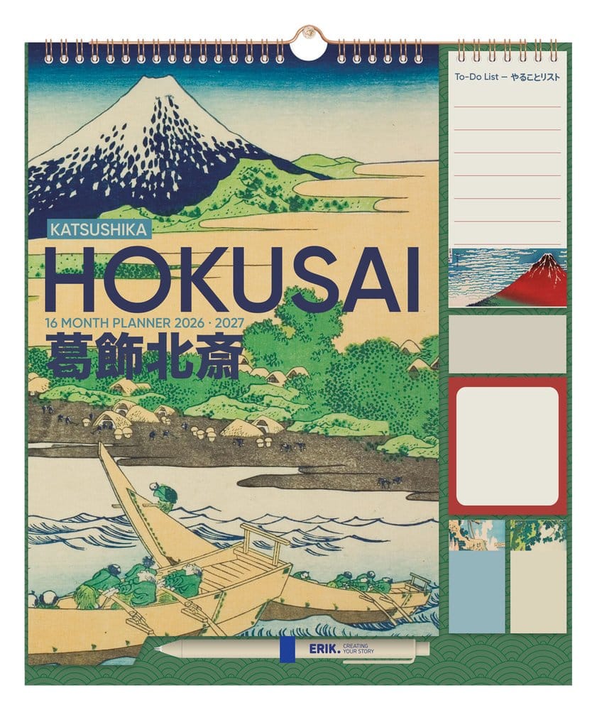 Hokusai Wand-Planer 2026/27 30 x 34 cm Image