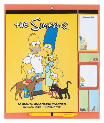 The Simpsons magnetischer Planer 2026/27 30 x 35 cm Image 1