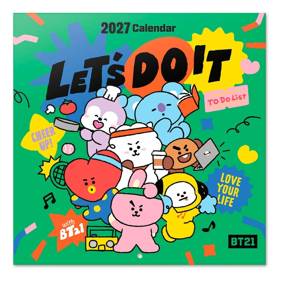 BT21 Wandkalender 2027 30 x 30 cm Image