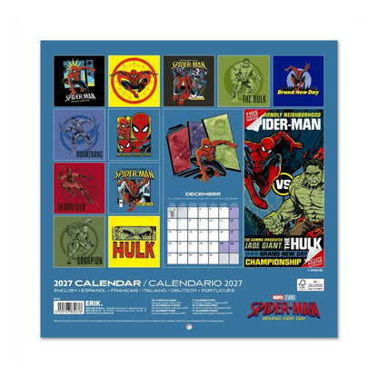 Spider-Man Wandkalender 2027 30 x 30 cm Image 2