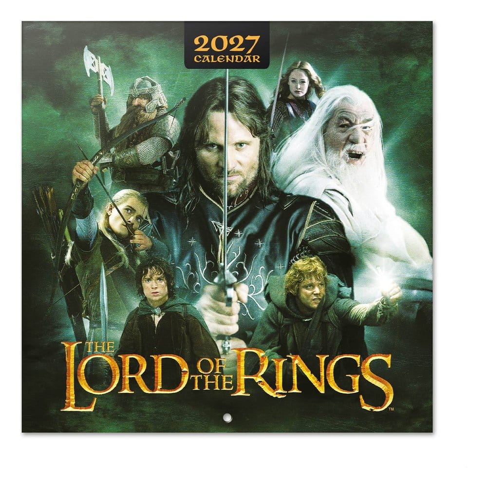 Der Herr der Ringe Wandkalender 2027 30 x 30 cm Image