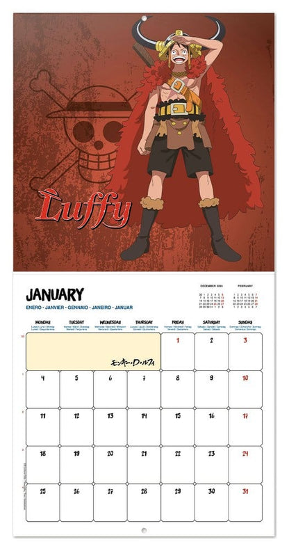 One Piece Wandkalender 2027 30 x 30 cm Image 3