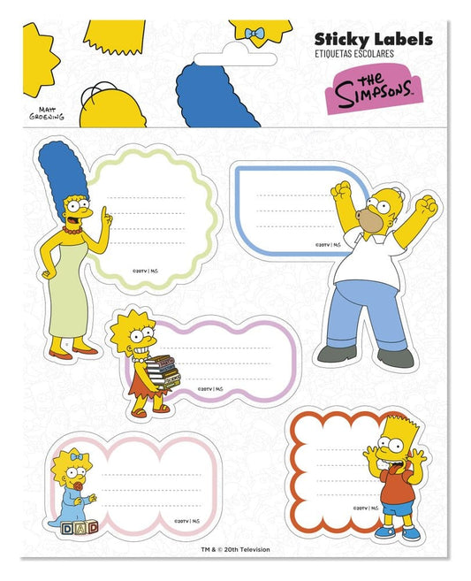 Die Simpsons Selbstklebende Etiketten Premium (10) Image 1