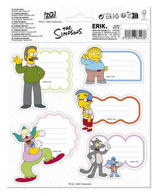 Die Simpsons Selbstklebende Etiketten Premium (10) Image 2