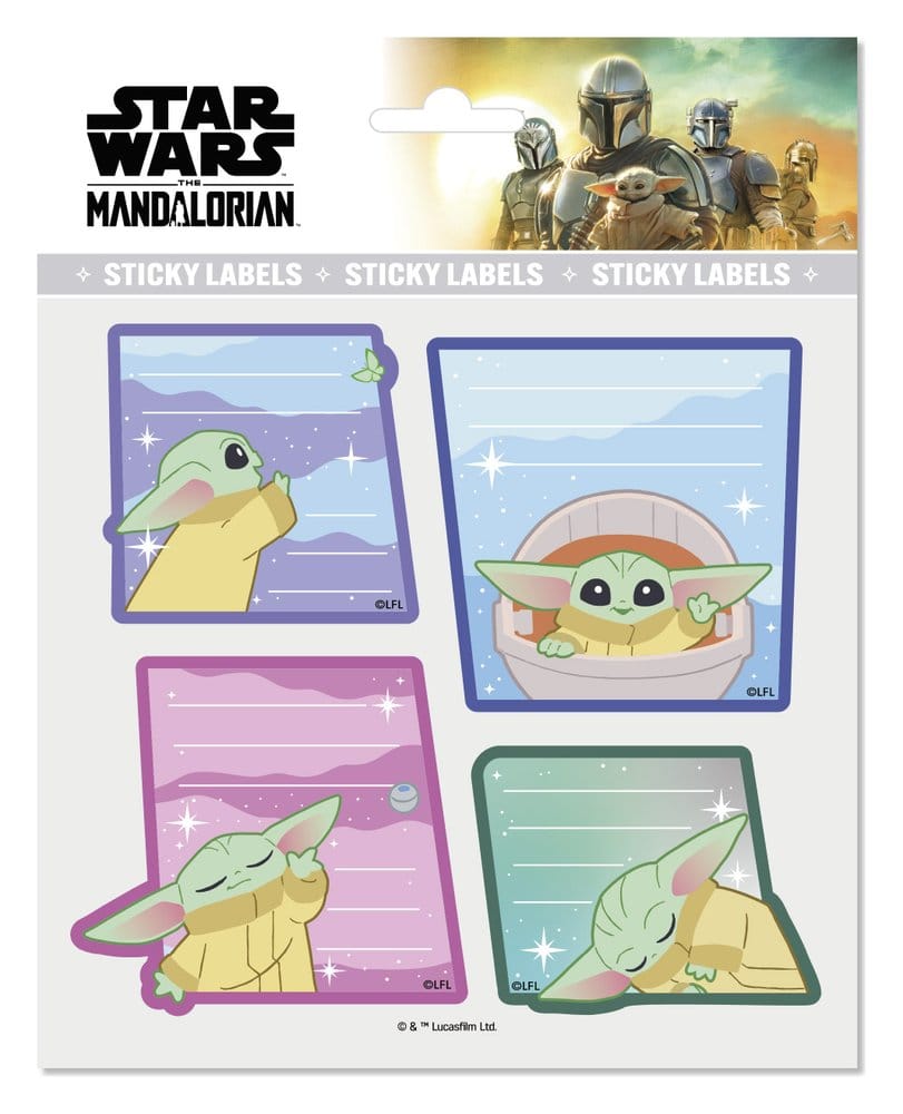 Star Wars: The Mandalorian Premium Selbstklebende Etiketten Grogu Image