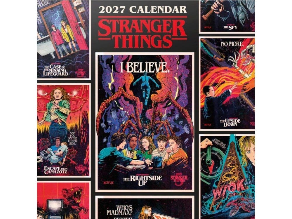 Stranger Things Wandkalender 2027 30 x 30 cm Image 1