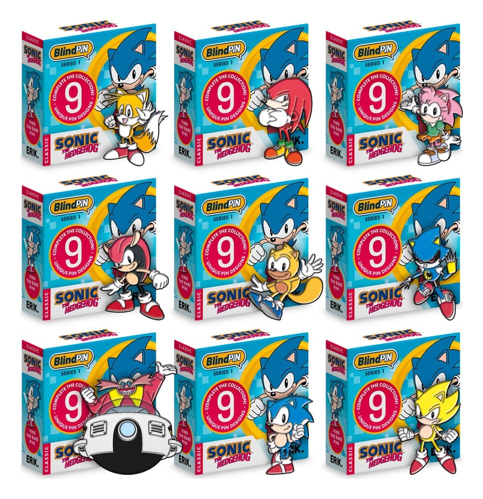 Sonic - The Hedgehog Ansteck-Pins Serie 1 Display (24) Image 2