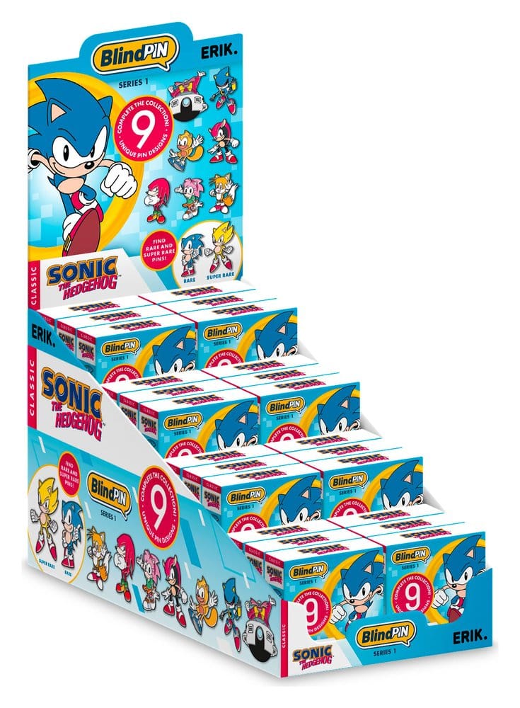 Sonic - The Hedgehog Ansteck-Pins Serie 1 Display (24) Image 1