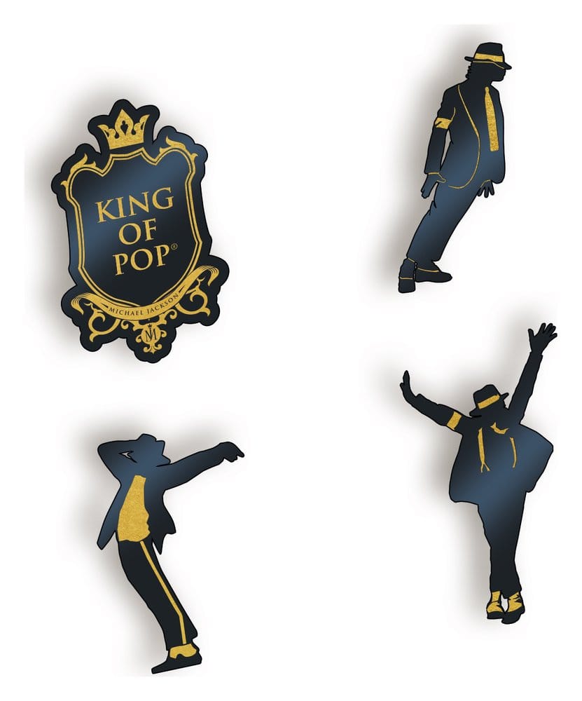 Michael Jackson Ansteck-Pins Set (4) Image
