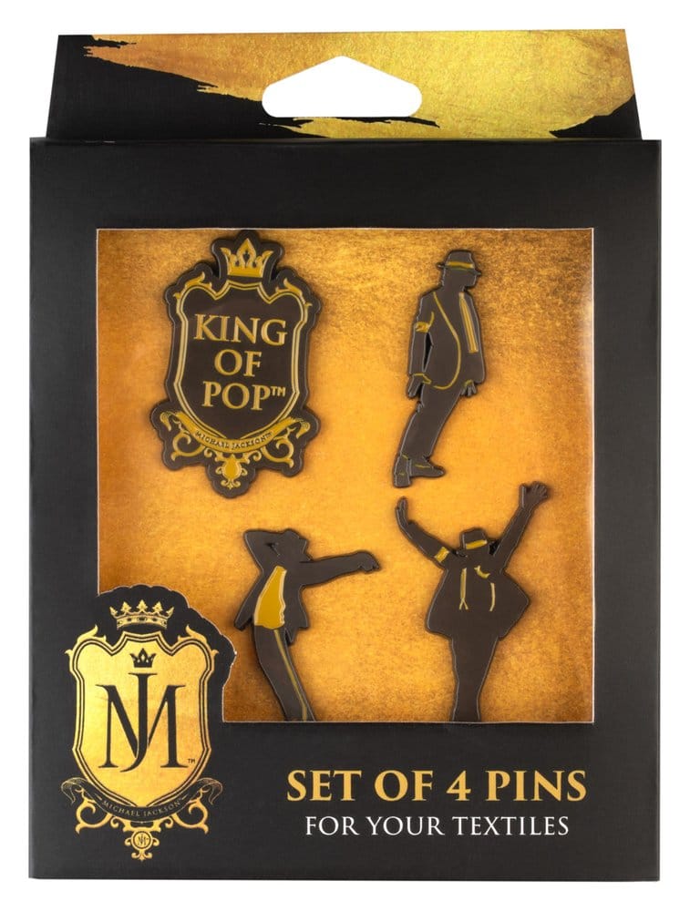Michael Jackson Ansteck-Pins Set (4) Image 2