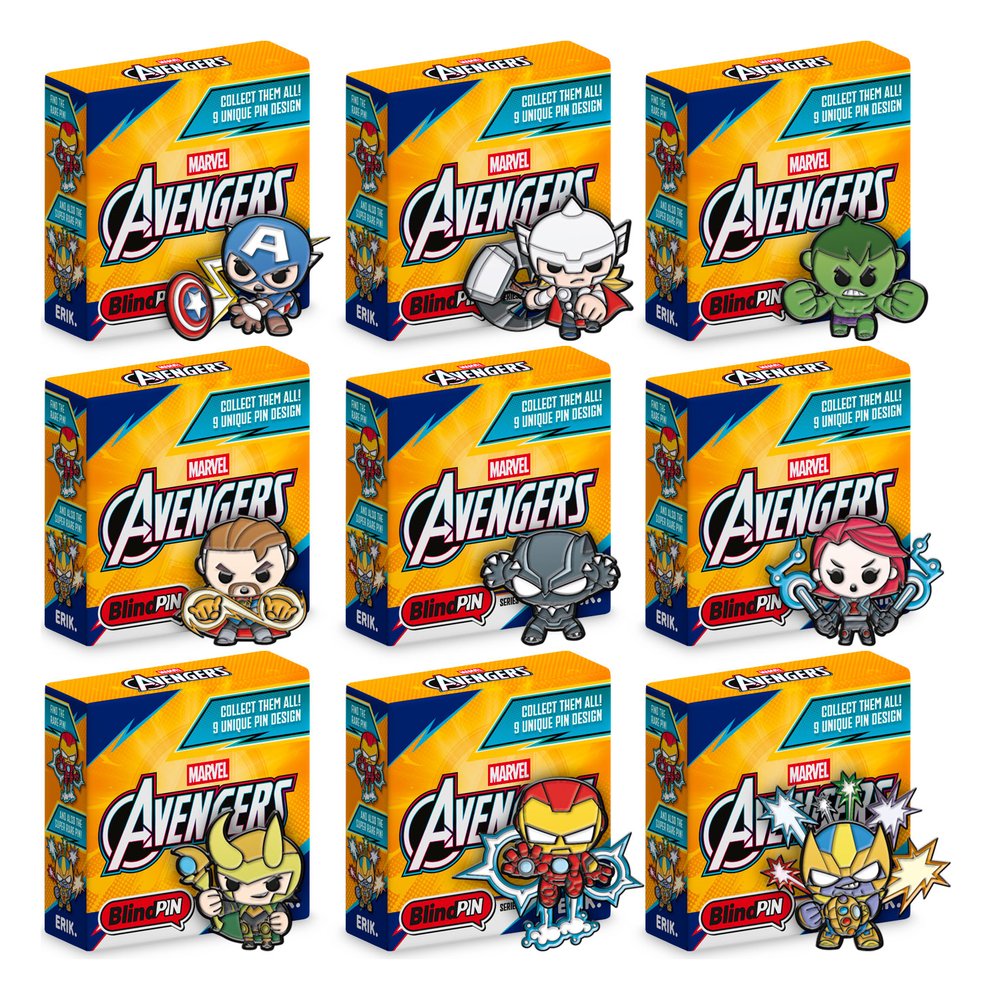 Marvel The Avengers Ansteck-Pins Serie 1 Display (24) Image 2
