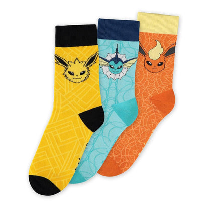 Pokémon Socken 3er-Pack Evoli Evolution 39-42 Image 1