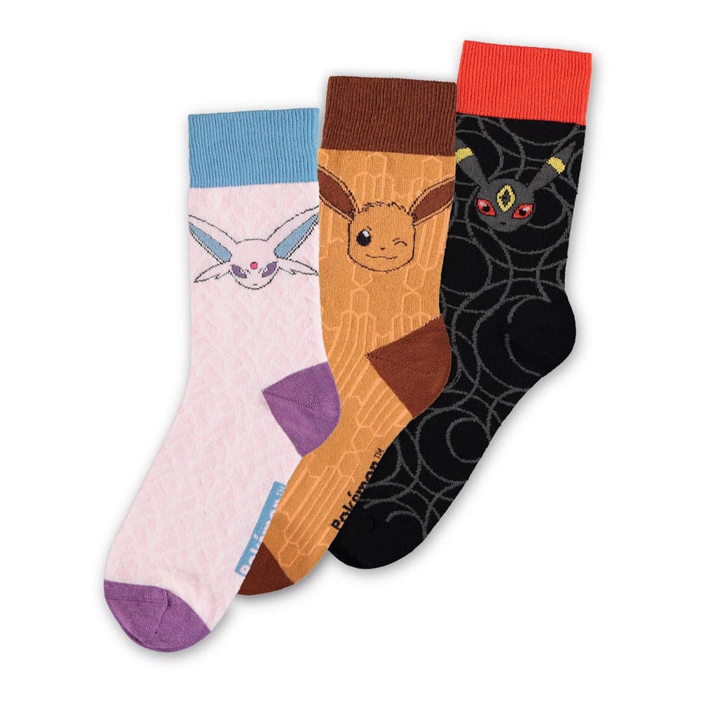 Pokémon Socken 3er-Pack Evoli Evolution 2.0 43-46 Image 1