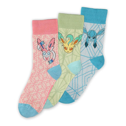 Pokémon Socken 3er-Pack Evoli Evolution 3.0 39-42 Image 1