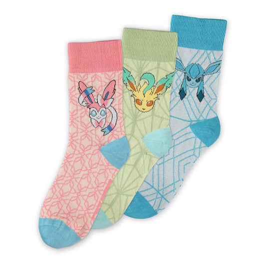 Pokémon Socken 3er-Pack Evoli Evolution 3.0 39-42 Image 1