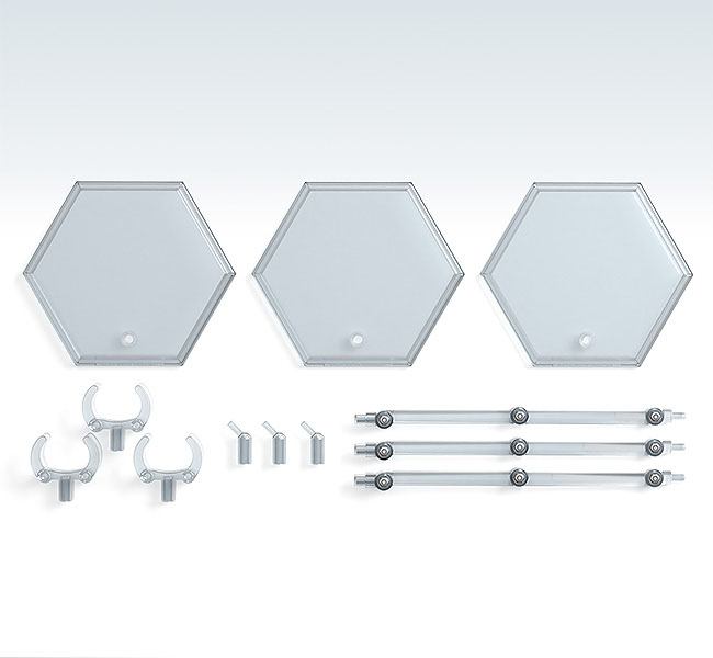 The Simple Stand Nendoroid More Figurenständer 3er-Pack Hex Type Image 3