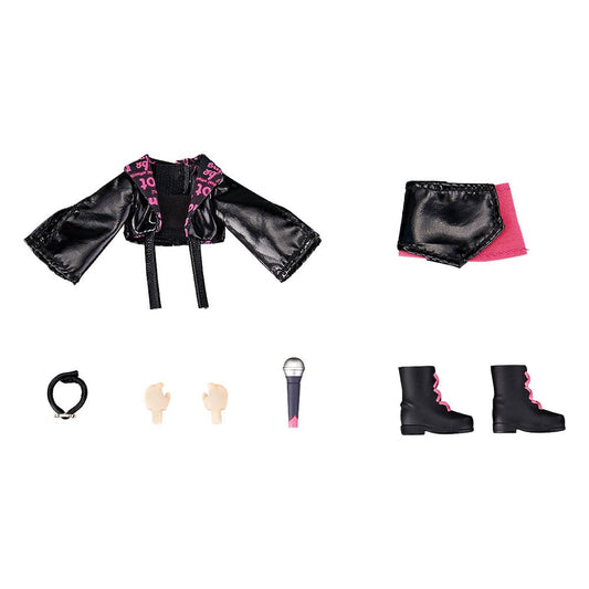 Original Character Zubehör-Set für Nendoroid Doll Actionfiguren Outfit Set: Idol Outfit - Girl (Rose Red) Image 1