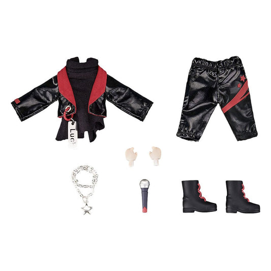 Original Character Zubehör-Set für Nendoroid Doll Actionfiguren Outfit Set: Idol Outfit - Boy (Deep Red) Image 1
