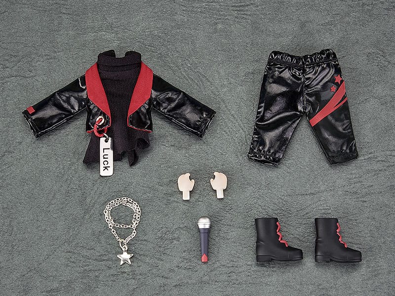 Original Character Zubehör-Set für Nendoroid Doll Actionfiguren Outfit Set: Idol Outfit - Boy (Deep Red) Image 2