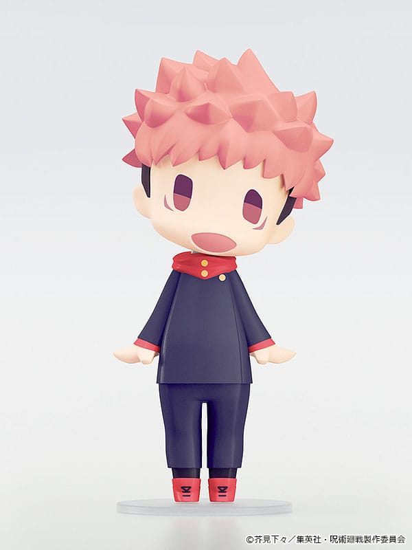 Jujutsu Kaisen HELLO! GOOD SMILE Actionfigur Yuji Itadori 10 cm Image 3