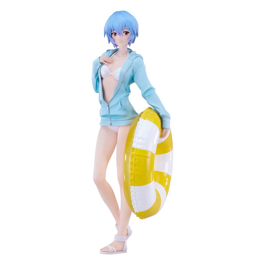 Rebuild of Evangelion Pop Up Parade L PVC Statue Beach Queens: Rei Ayanami 22 cm Image 1