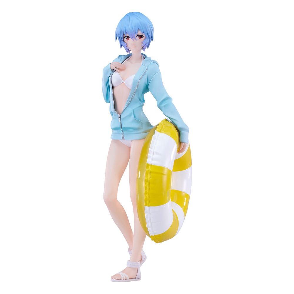 Rebuild of Evangelion Pop Up Parade L PVC Statue Beach Queens: Rei Ayanami 22 cm Image 1