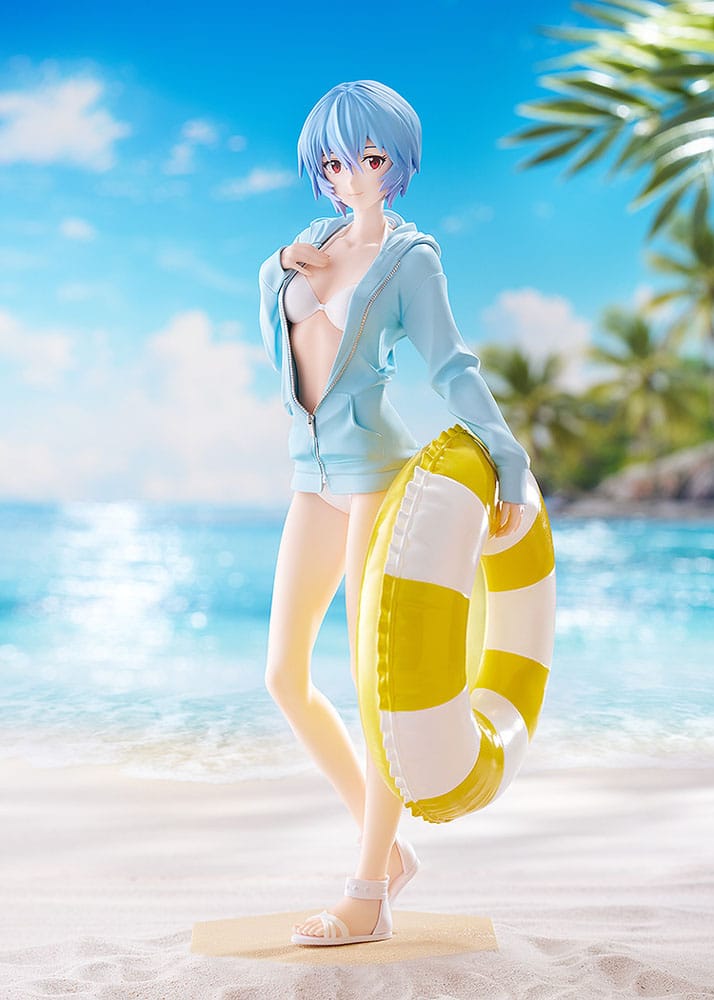 Rebuild of Evangelion Pop Up Parade L PVC Statue Beach Queens: Rei Ayanami 22 cm Image 3
