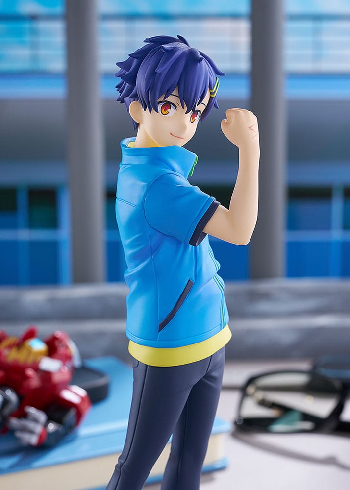 Gridman Universe Pop Up Parade PVC Statue Yomogi Asanaka L Size 23 cm Image 5