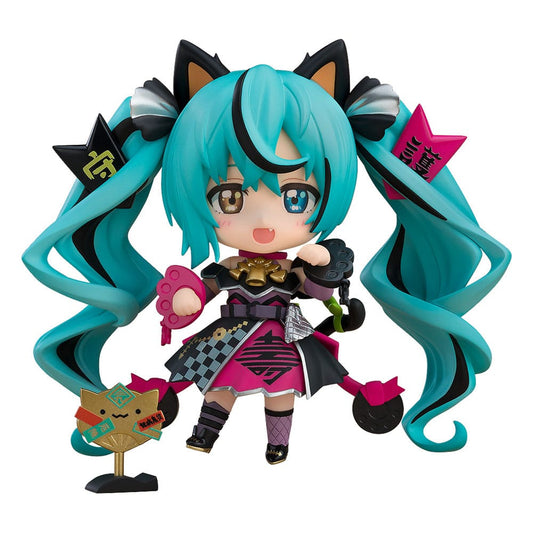 Character Vocal Series 01 Nendoroid Actionfigur Hatsune Miku: Black Maneki Miku Ver. 10 cm Image 1
